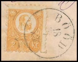 1873 Réznyomat 2kr teljes tartalmú nyomtatványon, házasságértesítőn / 2kr on printed matter "BÖ...