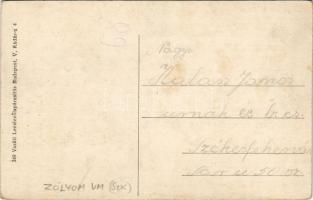 Zólyom, Zvolen; Várkapu. Vasúti levelezőlapárusítás 349. / castle gate (EK)