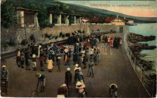 1912 Crikvenica, Cirkvenica; Ladislaus Kinderheim. Leop. Rosenthal / Gyermekotthon, árvaház / orphanage (EB)
