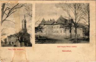 Németlad (Lad), Római katolikus templom, Gróf Hoyos Miksa kastély (fl)
