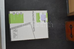 50 db műanyag BCW hármas osztású berakólap. Levelek tárolására kiváló