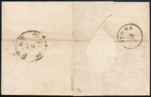 1867 5kr levélen / on cover "DÉVAVÁNYA" - Pest