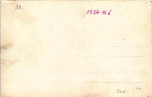 1937 Hajdúszoboszló, gyógyfürdő, fürdőzők. Czeglédy photo (fl)