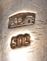 Ezüst (Ag) karikagyűrű, 2 db, jelzett, méret: 50 és 53, nettó: 5,9 g