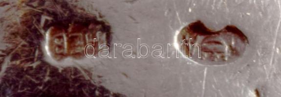 Ezüst (Ag) hatköves gyűrű, jelzett, méret: 52, bruttó: 3,7 g