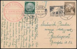 1939 Képeslap alkalmi bélyegzéssel / Postcard with special cancellation
