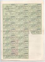 Makó 1924. "A Csanádvármegyei Szövetkezeti Áruforgalmi Részvénytársaság" névre szóló részv...