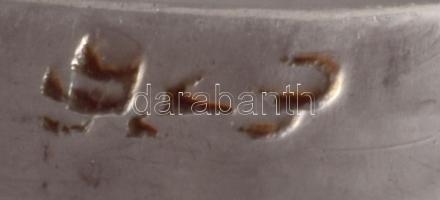 Ezüst (Ag) 2 db mintás áttört gyűrű, jelzett, méret: 56, 59, nettó: 4,3 g