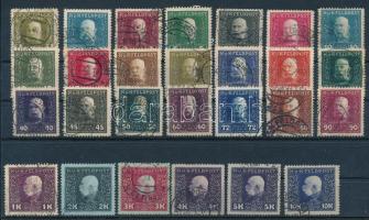 K.u.K. Feldpost 1915 Ferenc József teljes sor Mi 22-48 (Mi EUR 120.-)