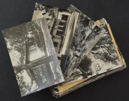 Kb. 100 db MODERN főleg fekete-fehér magyar város képeslap / Cca. 100 MODERN mainly black and white Hungarian town-view postcards