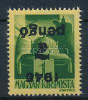 1945 Kisegítő 7P/1P fordított felülnyomással / inverted overprint