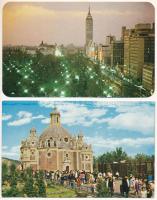 40 db MODERN postatiszta város képeslap Japánból és Mexikóból / 40 MODERN unused town-view postcards...