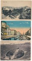 52 db RÉGI főleg olasz, osztrák és német város képeslap / 52 pre-1945 mainly Italian, Austrian and German town-view postcards