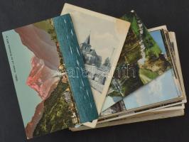 100 db RÉGI külföldi város képeslap / 100 pre-1945 foreign town-view postcards