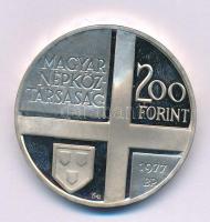 1977. 200Ft Ag "Festők II. - Mányoki" kapszulában T:AU (eredetileg BU) Adamo EM53