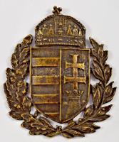 Bronz magyar kiscímer, 12x10 cm