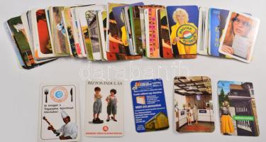 Kb 80 reklámos magyar kártyanaptár 1980-2000 között