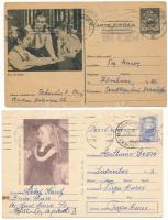 12 db régi és modern levelezőlap 1941-1967 között (marosvásárhelyi Szathmári család levelezése) / 12...