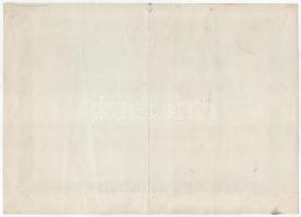 Románia / Dés DN "Deési Hitelbank R.T." részvény 500L-ről, sorszám nélkül MINTA, látható i...