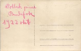 1922 Budapest XXII. Budafok, Pollak pince, belső italozó férfiakkal. photo