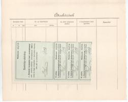 Kolozsvár 1912. "Kolozsvári Kereskedelmi-Bank" névre szóló részvénye 200K-ról szárazpecsét...