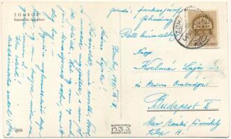 1941 Zombor, Sombor; Kármelita templom, kioszk / church, kiosk (EK)