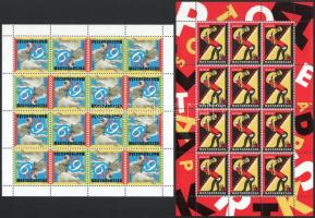 2002-2003 Europa CEPT Cirkusz és Plakátművészet 5-5 db kisív (65.000) / 5 x Mi 4727 + 4800 complete sheets