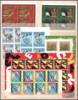 1991-2004 11 klf Europa CEPT kiadás, sok ívsarki négyestömb + 1 kisív (36.600) / Europa CEPT small l...