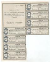 Nagyvárad 1910. "Nagyváradi Agrár Takarékpénztár Részvénytársaság" névre szóló részvénye 2...
