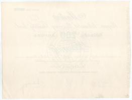 Arad 1913. "Martal Magyar Automobil Részvénytársaság" részvénye 200K-ról, szárazpecséttel,...