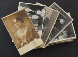 Kb. 100 db RÉGI fotós képeslap, főleg családi fotók, portrék / Cca. 100 photo postcards, mainly family and solo portraits