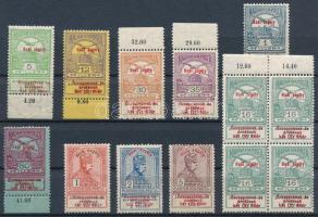 1914 Hadisegély 13 db bélyeg (68.440)