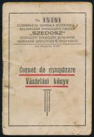 1946 Nagyvárad, SZEDOSZ vásárlási könyv