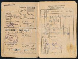 1946 Nagyvárad, SZEDOSZ vásárlási könyv