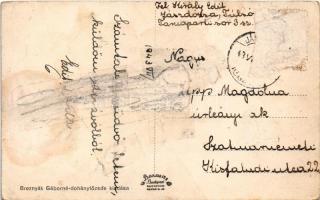 1943 Jászdózsa, Apponyi út víz alatt, Árvíz az Ér utcában, Katonaság robbantja a méteres jeget, a me...