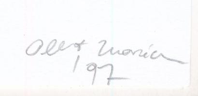 Olbert Mariann (1973-), össz. 7 db mű: Női akt. Ceruza, akvarellceruza, papír. Mindegyik jelzett. 16...