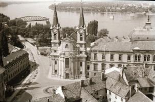 ca 1955 Miskolc és környéke városképes fotó negatívok pár tíz darab 6x9 cm