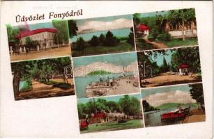 Fonyód, mozaiklap, hajóállomás