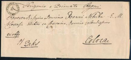 1852 Ex offo "ESZTERGOM" - Kalocsára