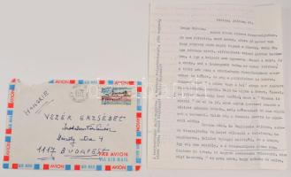 Levelek Vezér Erzsébet (1915-2003) irodalomtörténészhez.
Megyery Sári író, költő/ színésznőként Sac...