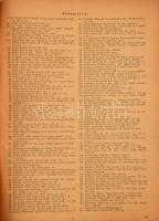 ca 1945 Fasiszta egyesületek és pártok budapesti tagjai névsor. 47p. Sérült hátsó borító