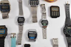 Vegyes óra tétel alkatrésznek, javításra 13 db