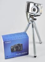 Canon Power Shot SX130 IS + Odys Slim 5 L deigitális fényképezőgépek eredeti dobozban, hozzá egy tripod