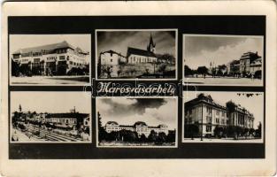 1944 Marosvásárhely, Targu Mures; mozaiklap / multi-view postcard (Rb)