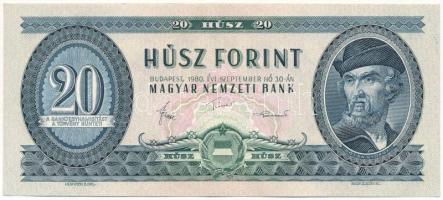 1980. 20Ft T:AU,XF hajlás Adamo F17