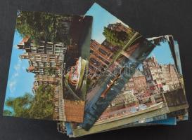 200 db MODERN külföldi város képeslap / 200 MODERN foreign town-view postcards