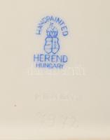 Herendi Herendi Pheasant, Bird and Insect mintás bonbonier. Jelzett, hibátlan, 9x9 cm