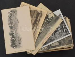 150 db RÉGI külföldi város képeslap, közte több első világháborúban lerombolt város / 150 pre-1945 foreign town-view postcards, including several towns that were under attack during World War I