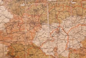 1876 K. K. Militärkarte von Oesterreich-Ungarn. Entworfen von Khoss v. Sternegg, K. K. Major. Fünfte...