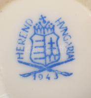 Herendi Pheasant, Bird and Insect mintás kisváza. Jelzett, hibátlan, m: 7 cm